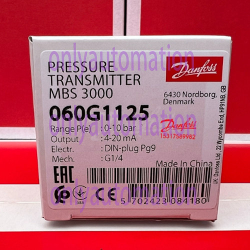 NEW DANFOSS 060G1125 Pressure Transmitter~