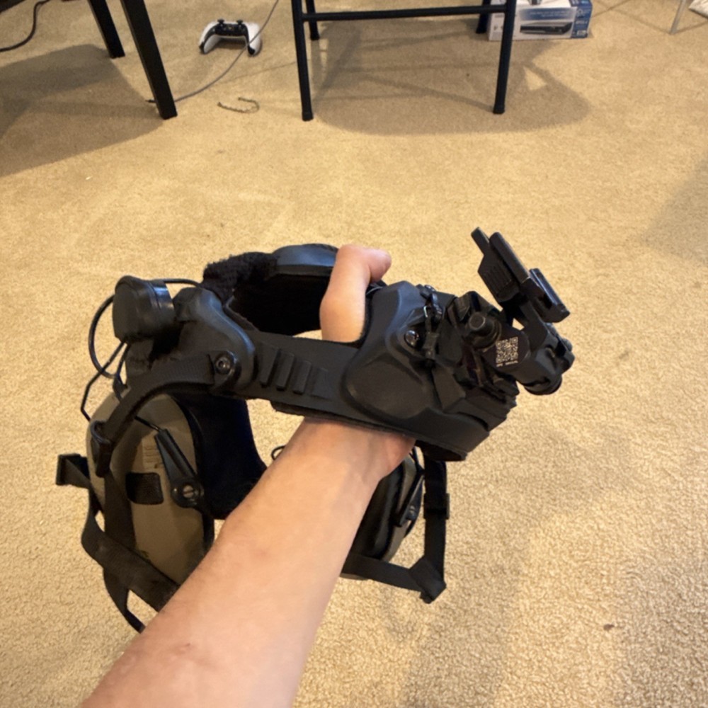 Night Vision Binoculars Helmet Mountable Black