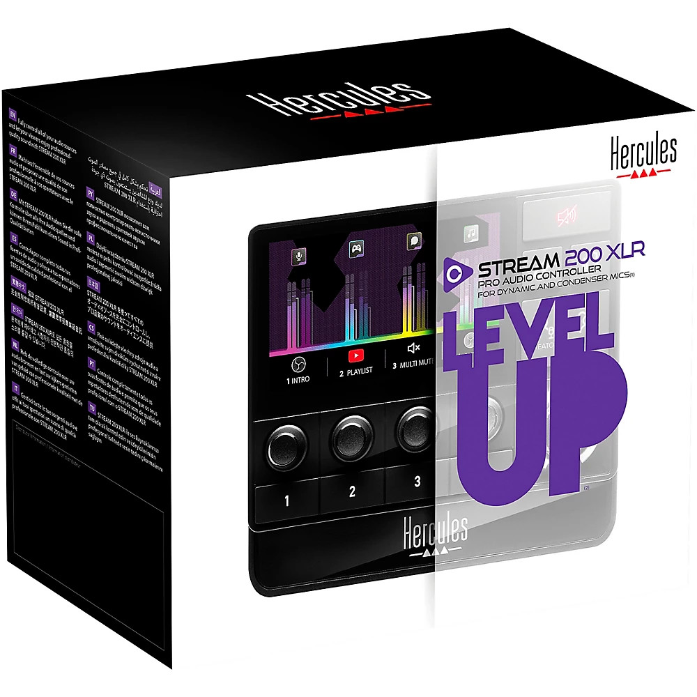 Hercules DJ Stream 200 XLR 8-track Audio Controller