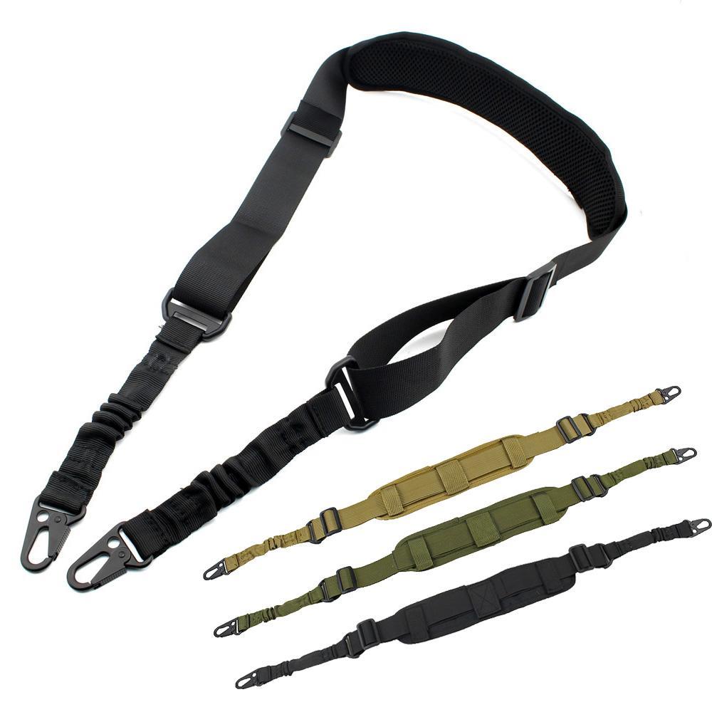 Quick Release 2 Point Sling with Soft Shoulder Pad Adjustable Bungee Rifle Sling