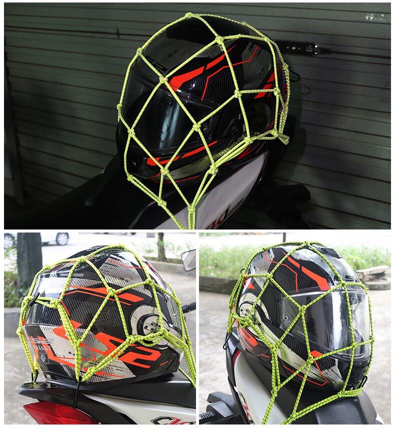 Bike Cargo Net Storage Net Strong Hooks Storage Cargo Rack Net for Motorcycle