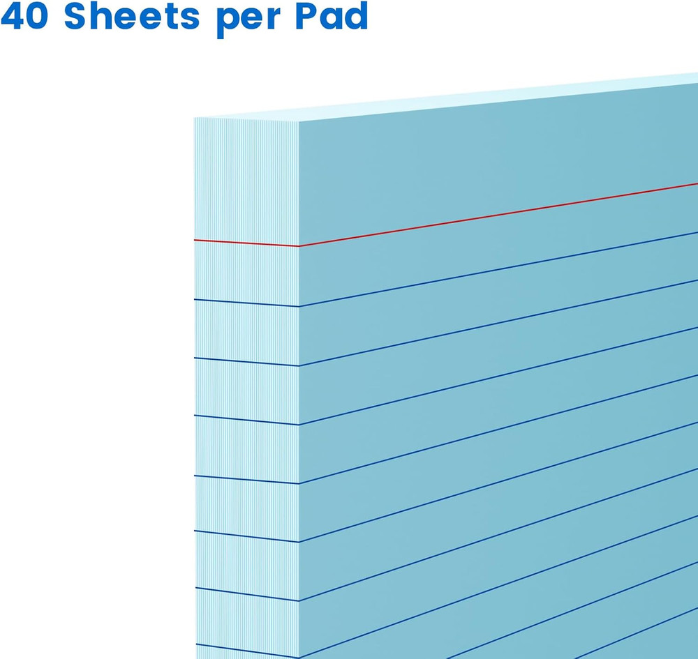 200 Count Index Cards 4x6 Inch, Colored Flash Card (40 Sheets Each), Note Taking