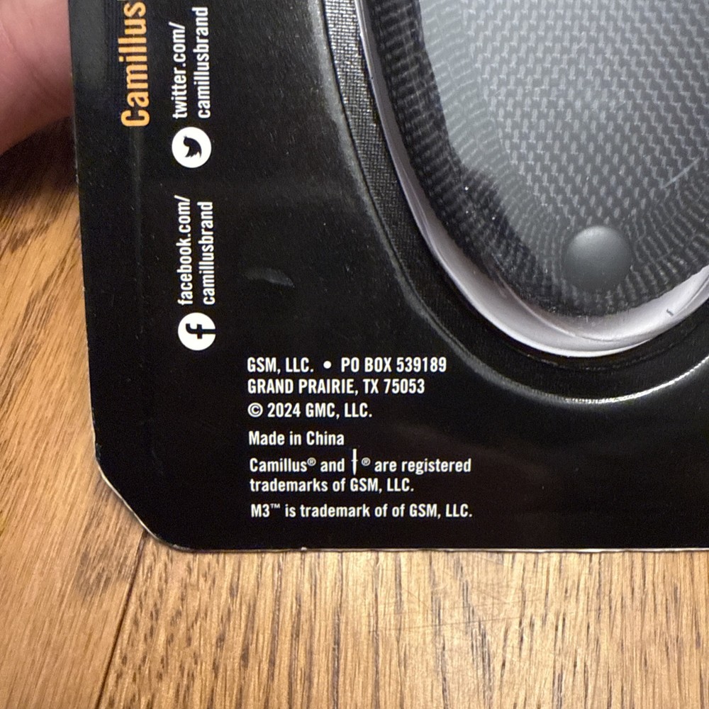 Camillus M3 Injection Molded Handle Tan Coated Fixed Blade w/ Sheath #21013