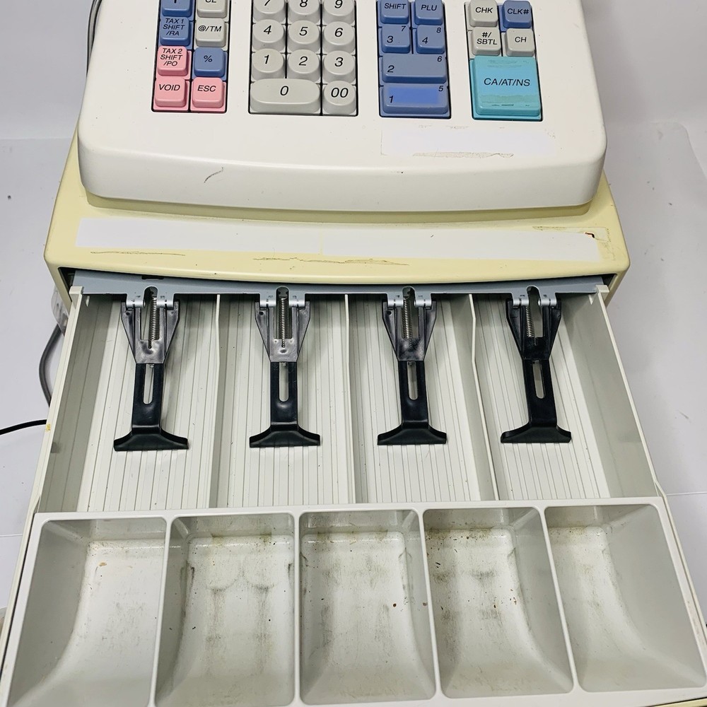 Sharp electronic cash register, XE-A101, TESTED, no drawer key
