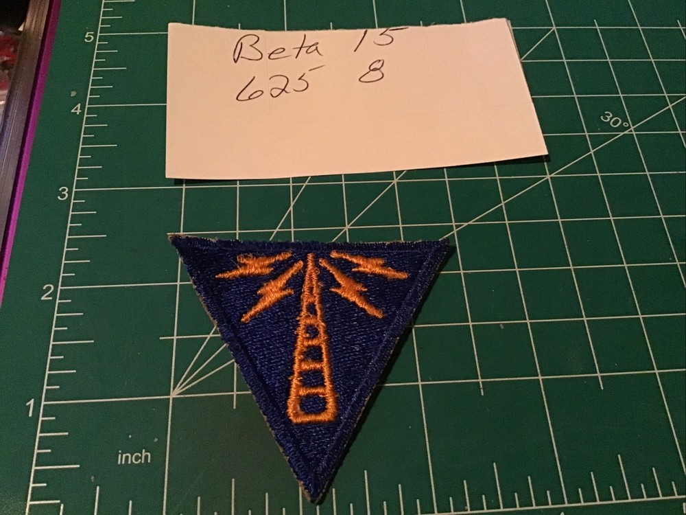WW2 Air Force Communications Specialist Patch Snow Back