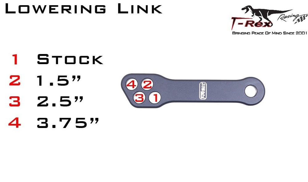 T-Rex Racing Suzuki DR-Z400 Multi-Level Lowering Link