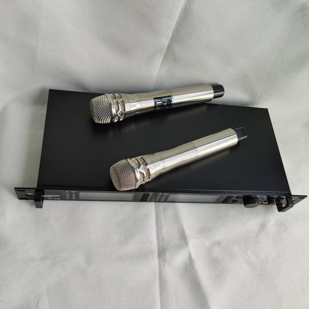AD4D KSM8 Metal Silver Handheld Wireless Microphone System High Quality