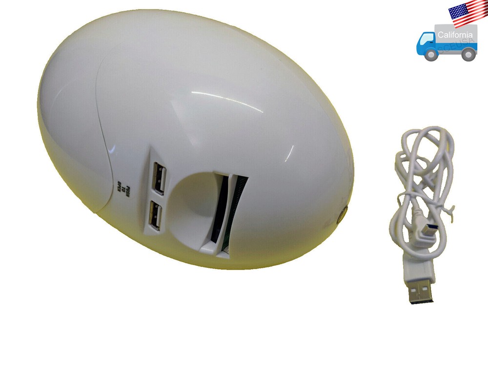 NEW Egg-Shaped USB Speakers/2.0 Hub/Memory Card Reader Laptop,Desktop PC