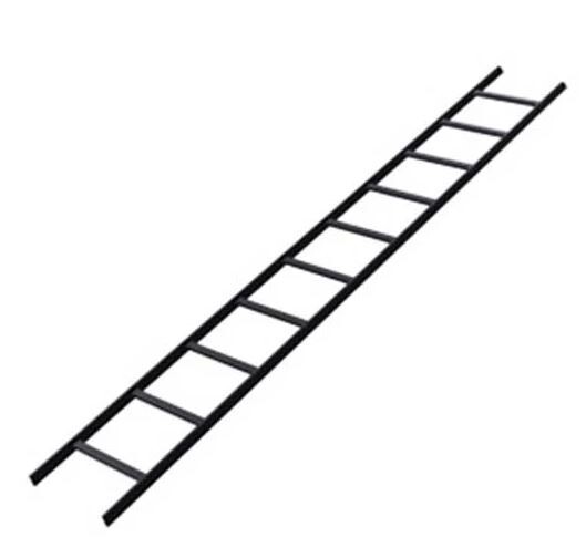 6ft x 12in - Cable Runway Wall-to-Rack Ladder Rack Kit