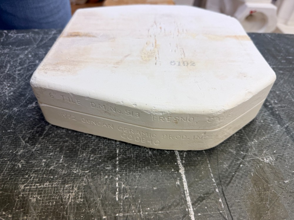 VINTAGE DUNCAN CERAMIC MOLD #DM-513 REVERSIBLE TILE