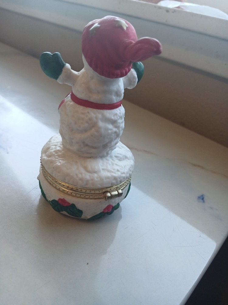 Snowman Trinket Box
