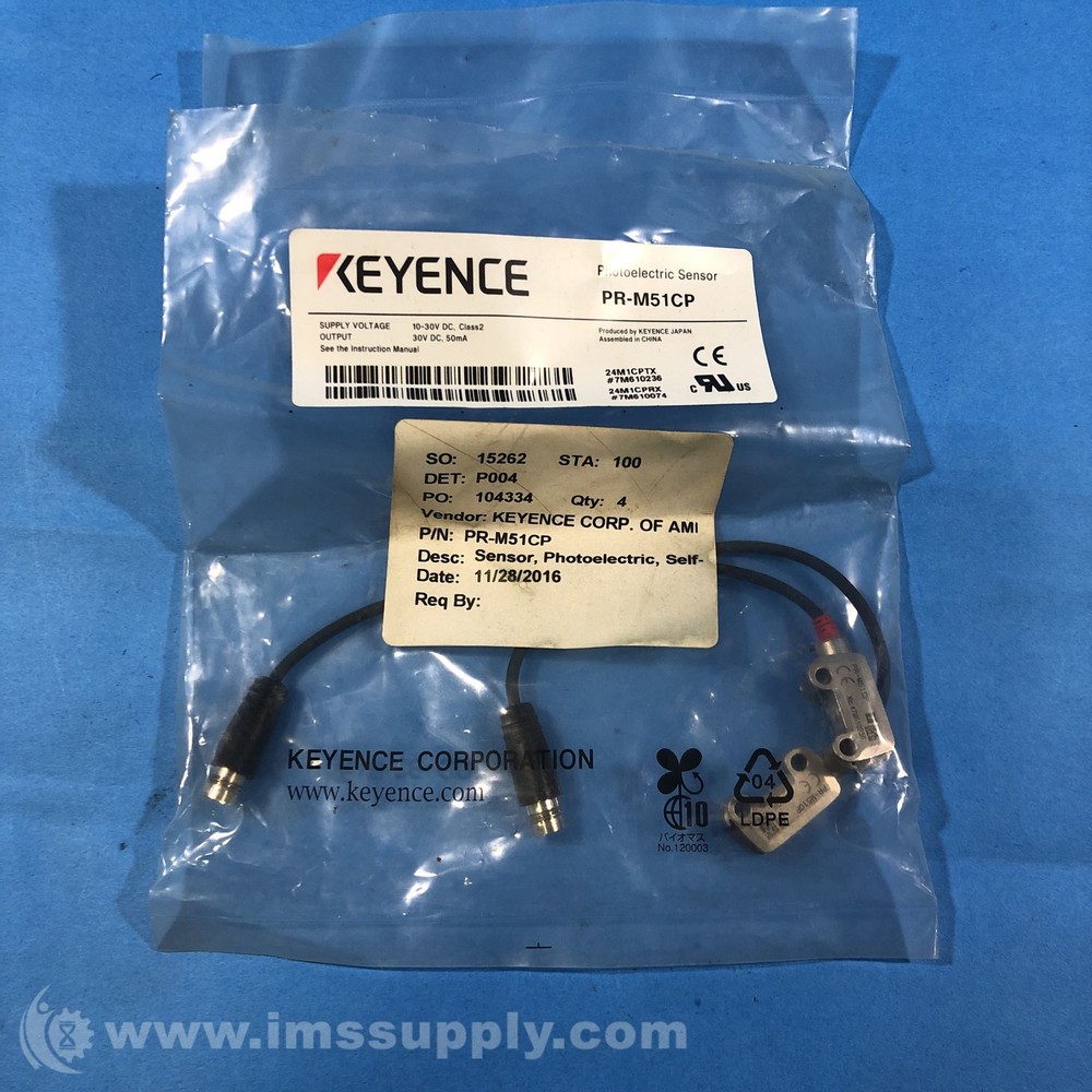 Keyence PR-M51CP Photoelectric Sensor FNFP