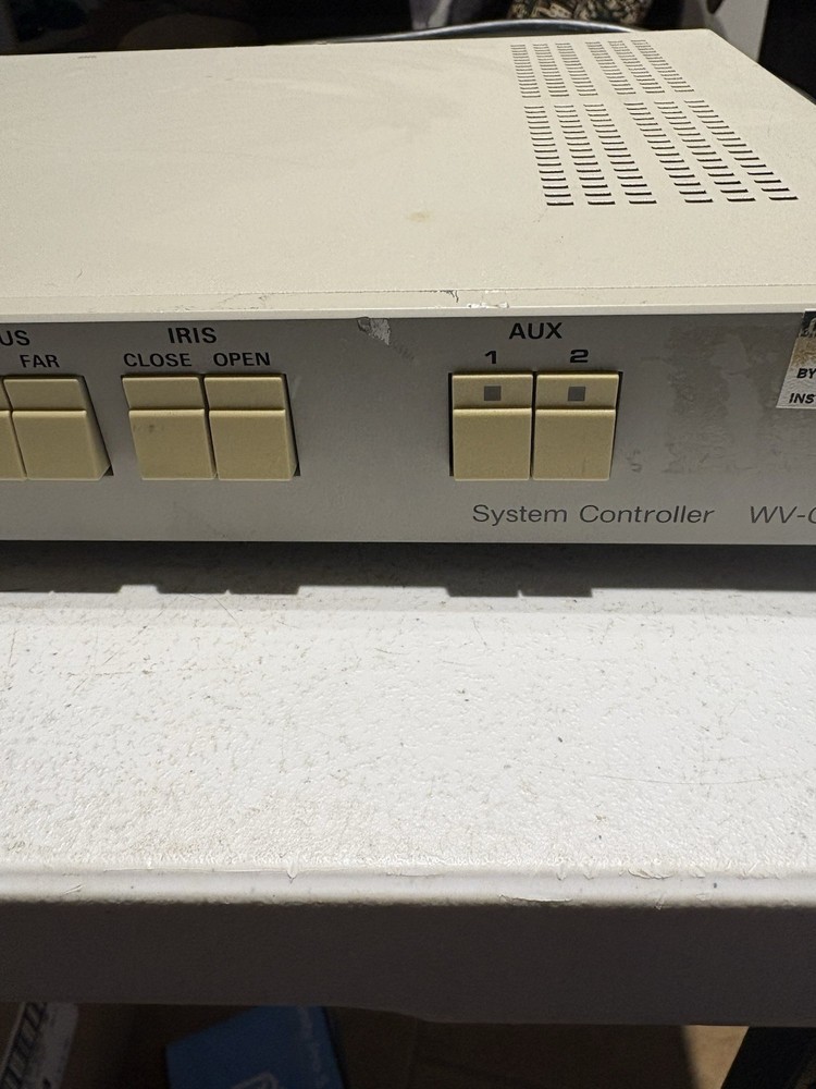 LOT OF 3 PANASONIC Model: WV-CU101 System Controller.