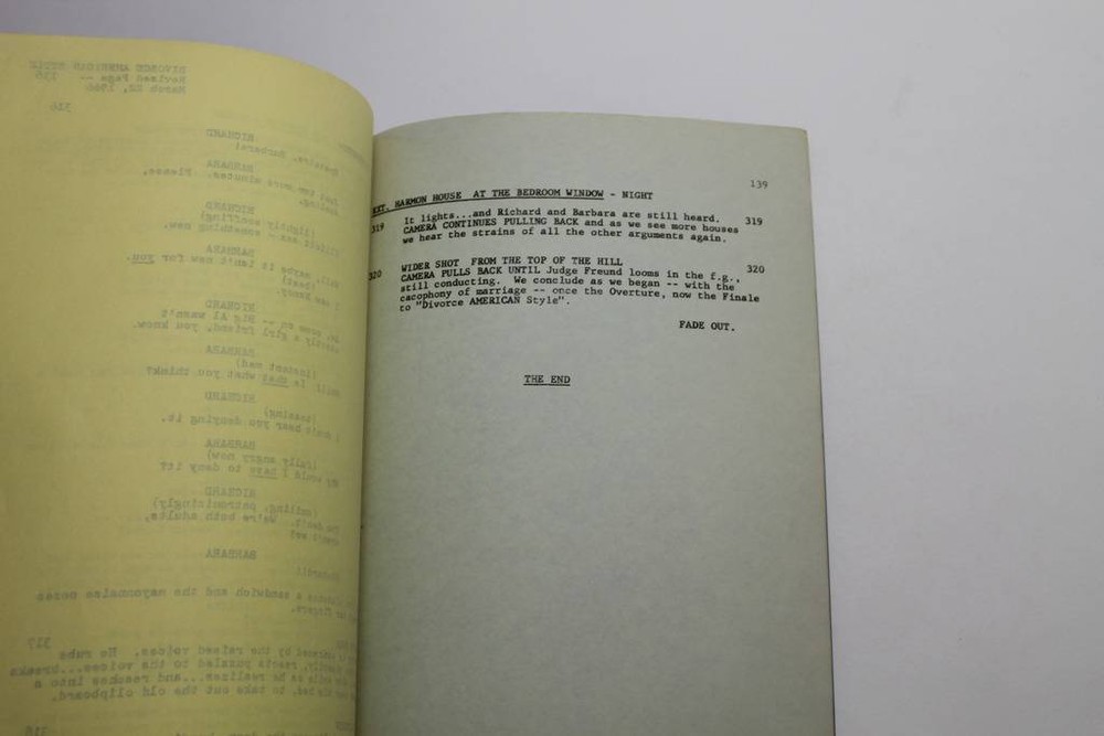 DIVORCE AMERICAN STYLE / Norman Lear 1966 Screenplay, Dick Van Dyke