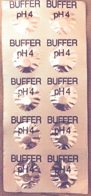 Lovibond Water Test Tablets (Strips of 10) pH 4 Buffer solution
