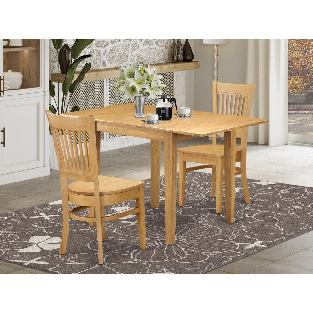 Dining Room Set Oak, NDVA3-OAK-W