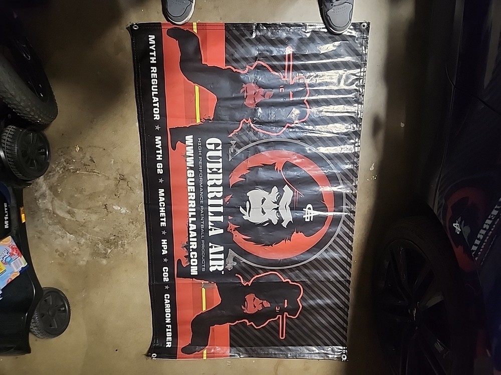 Vintage GUERRILLA AIR BANNER