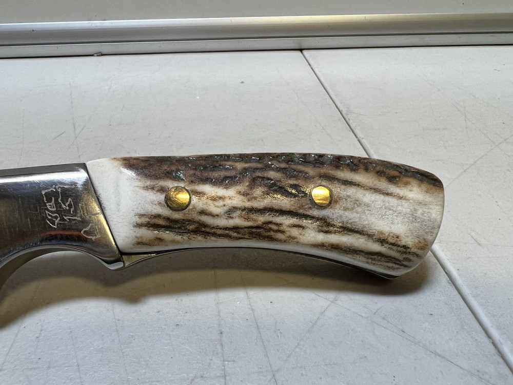 Custom 9.5" Fixed Knife w/ Bone Handle