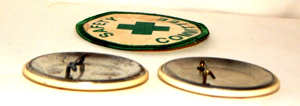 Vintage TWU Pins & Patch Safety