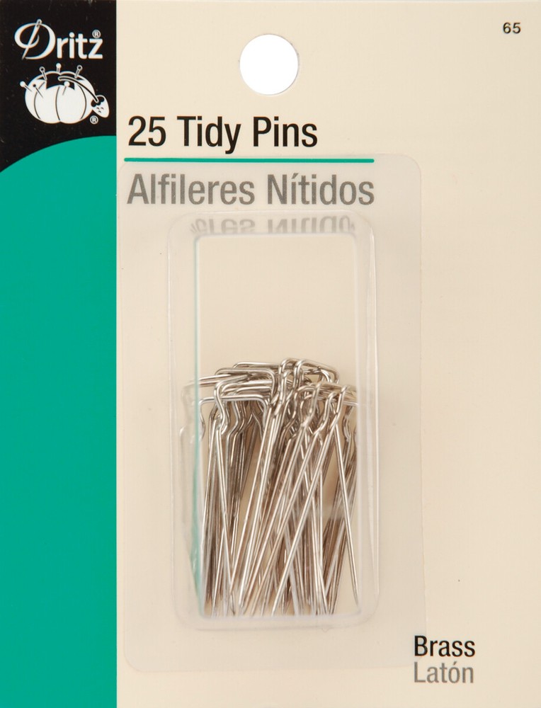 Dritz 65 Tidy Pins -1.25" 25/Pkg (6Pk)