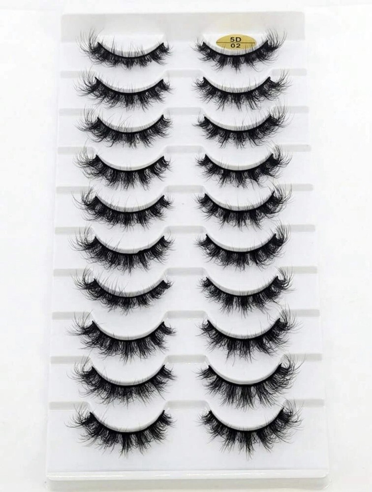 Faux mink lashes natural short