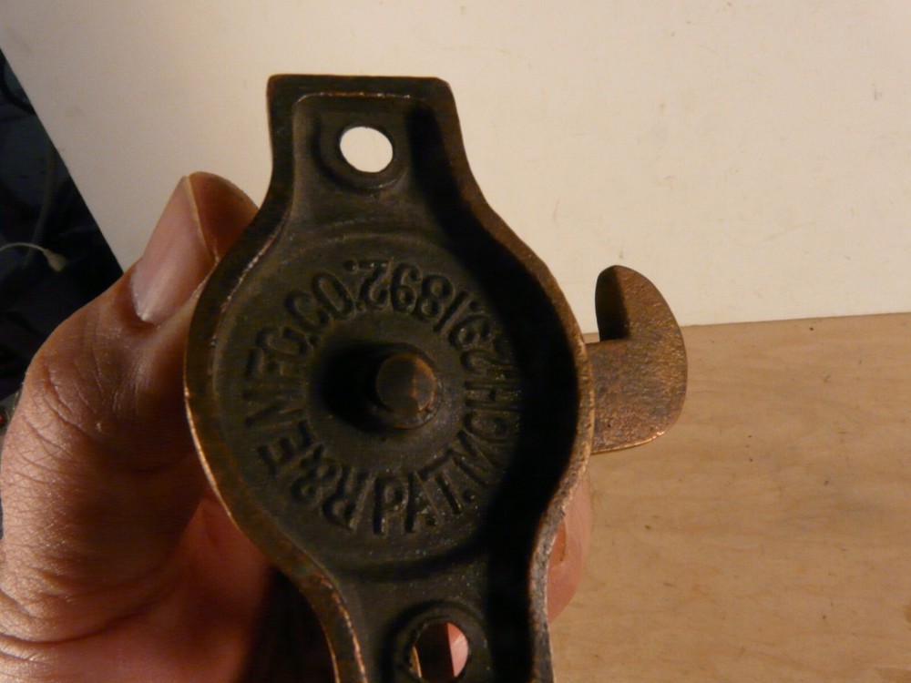 Brass Window Lock--ANTIQUE