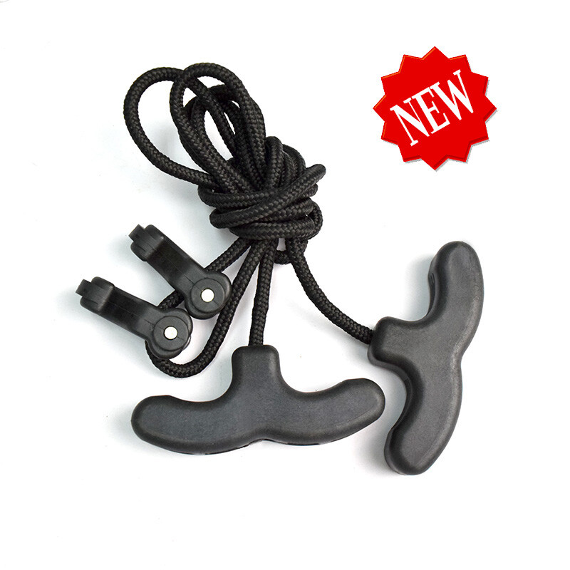 1x Crossbow Cocking Device Crossbows Cocker Rope Adjustable Handle Strings Black