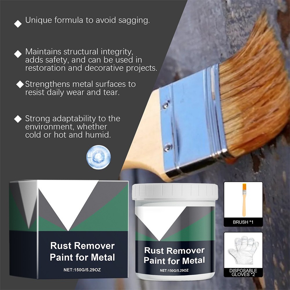 150ml Car Anti-Rust Chassis Rust Converter Metal Surface Rust Remover Deruster