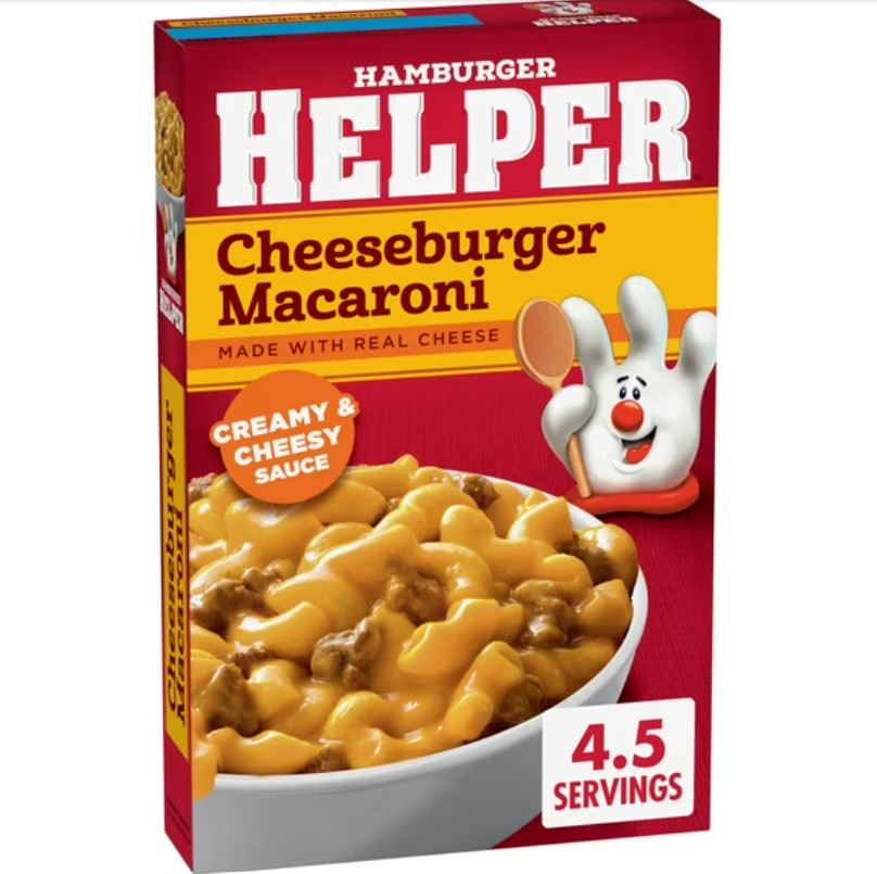 Hamburger Helper Cheeseburger Macaroni, 6.6 oz Box