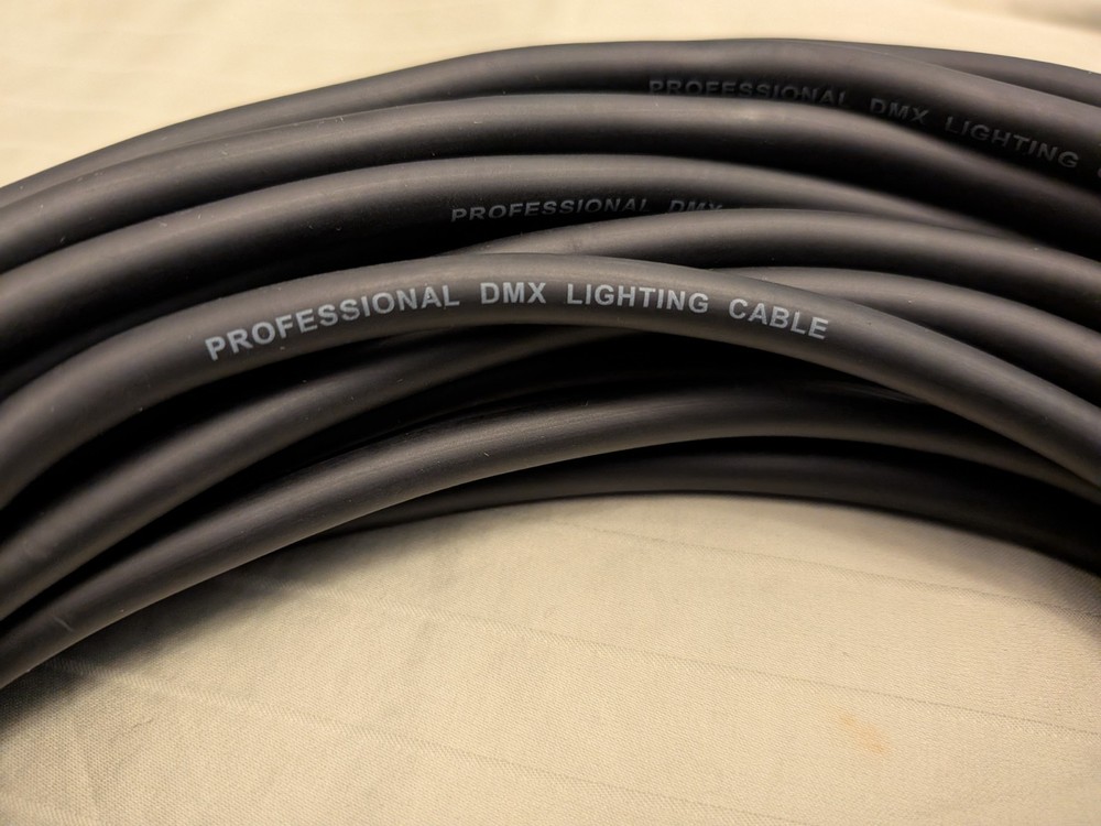 DMX Lighting Cable 3-Pin - 50 ft