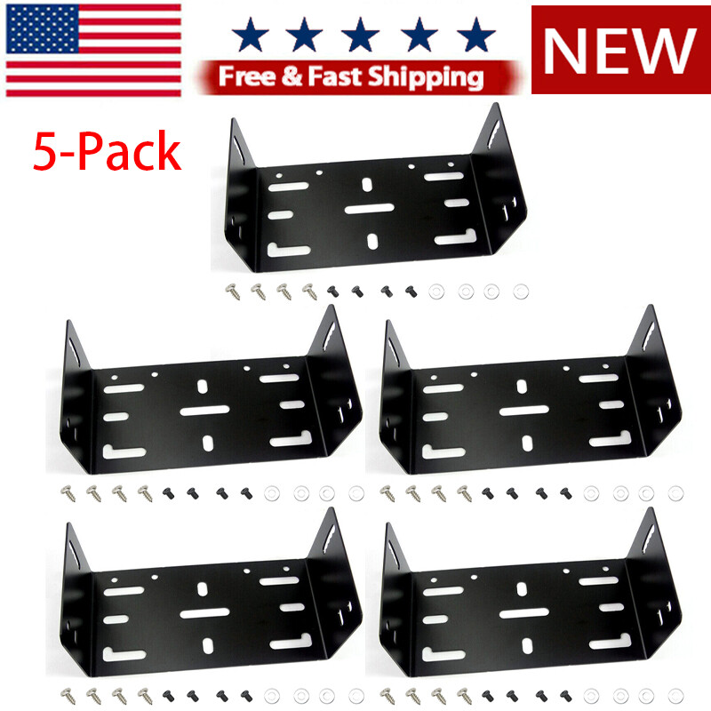 5Pack Mounting Bracket Set For KENWOOD TK780 TK880 TK760 TK762 TK860 TK862 TK840