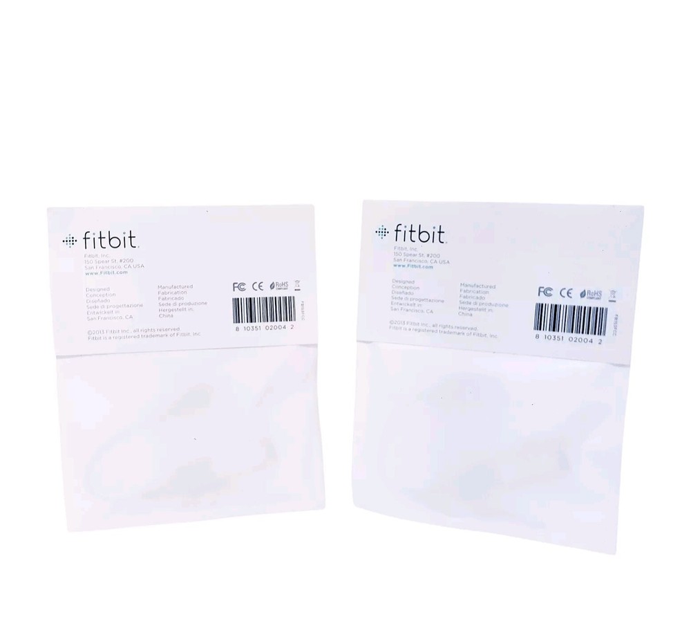 Fitbit Original Flex Band Charging Cable 2-Pack FB153F-CC Black New Sealed