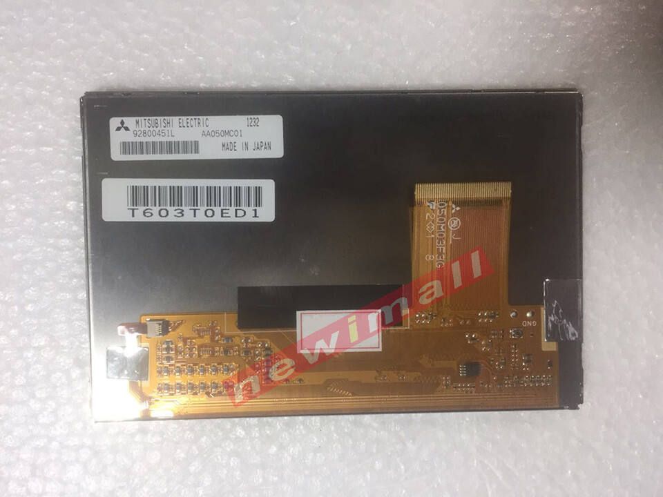 5" inch AA050MC01 LCD display screen panel for Mitsubishi 800×480 45 pins