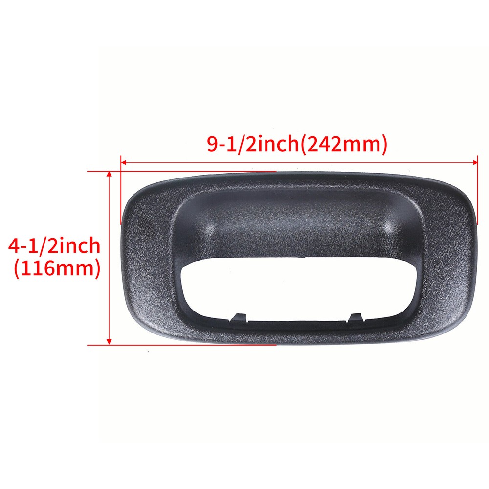 Rear Back Latch Tail Gate Tailgate Handle Bezel For Chevy Silverado GMC Sierra