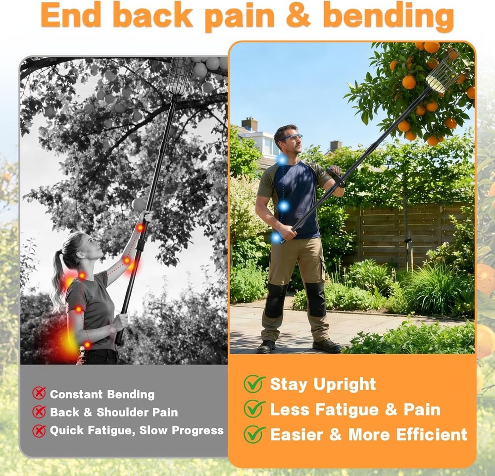 Universal Ergonomic Handle Extension,Adjustable Handle Attachment,Reduces Strain