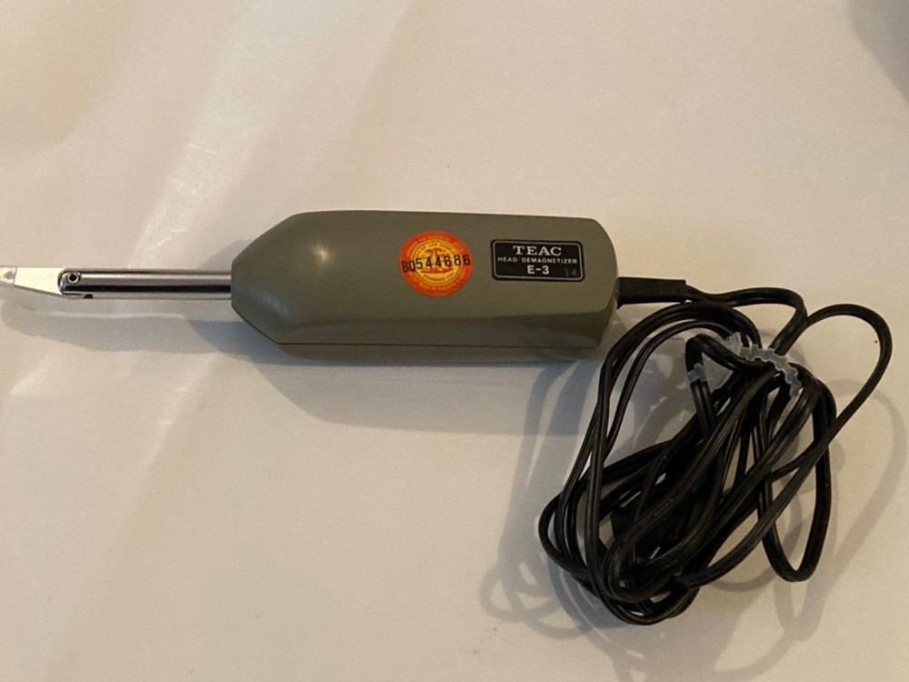 Teac E-3 Head Demagnetizer/Maintenance Kit In Original Box with Instructions