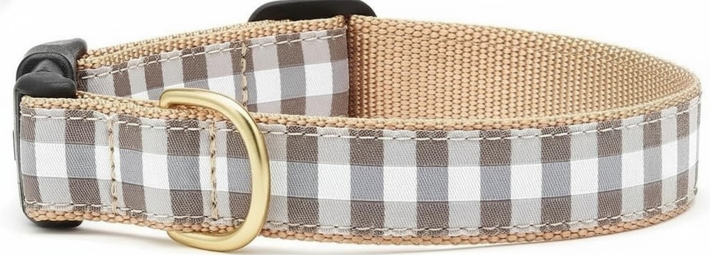 Collar | Gray Buffalo Check