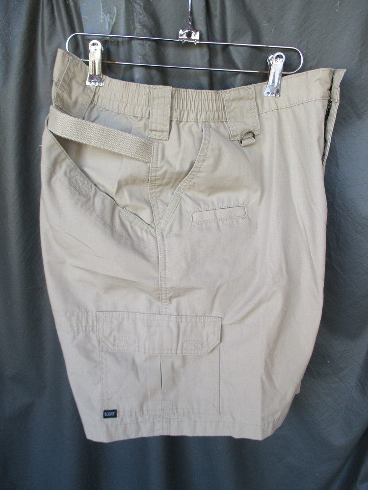 5.11 TACTICAL Khaki Tan Assault Short, size 38