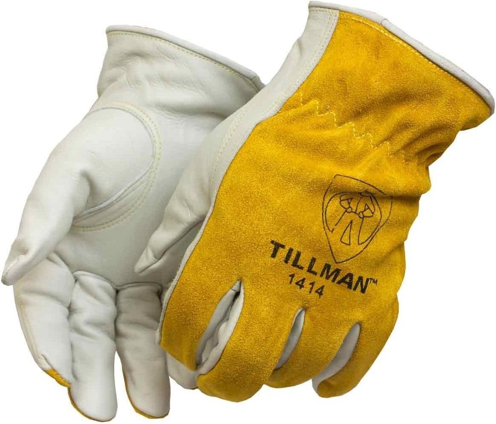 1414 Top Grain/Split Cowhide Drivers Gloves,