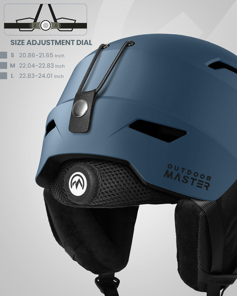 Ski Helmet Setsnowboard Helmet with Goggles for Adults - Durable PC Shell Prot