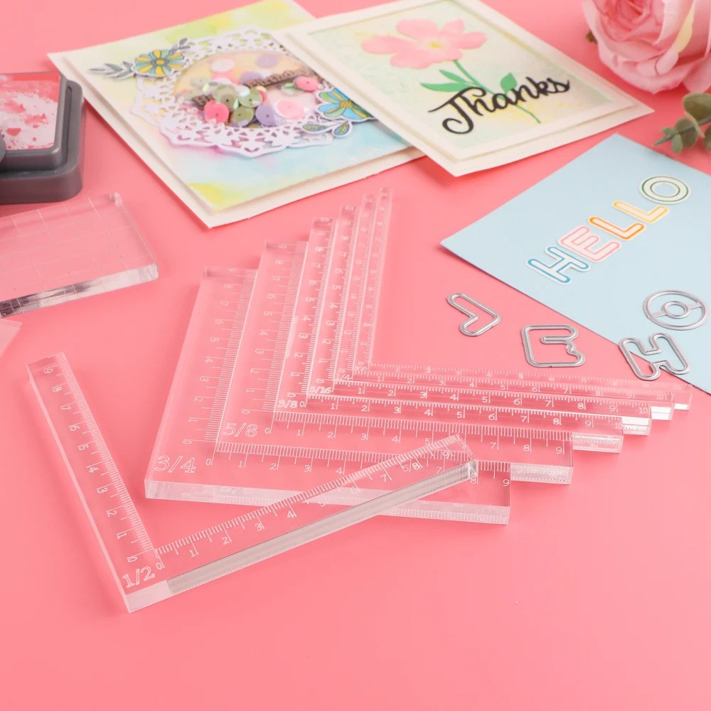 7 Pcs/set Creative Positioning Tools Card Corners Helpers Scrapbooking Tools