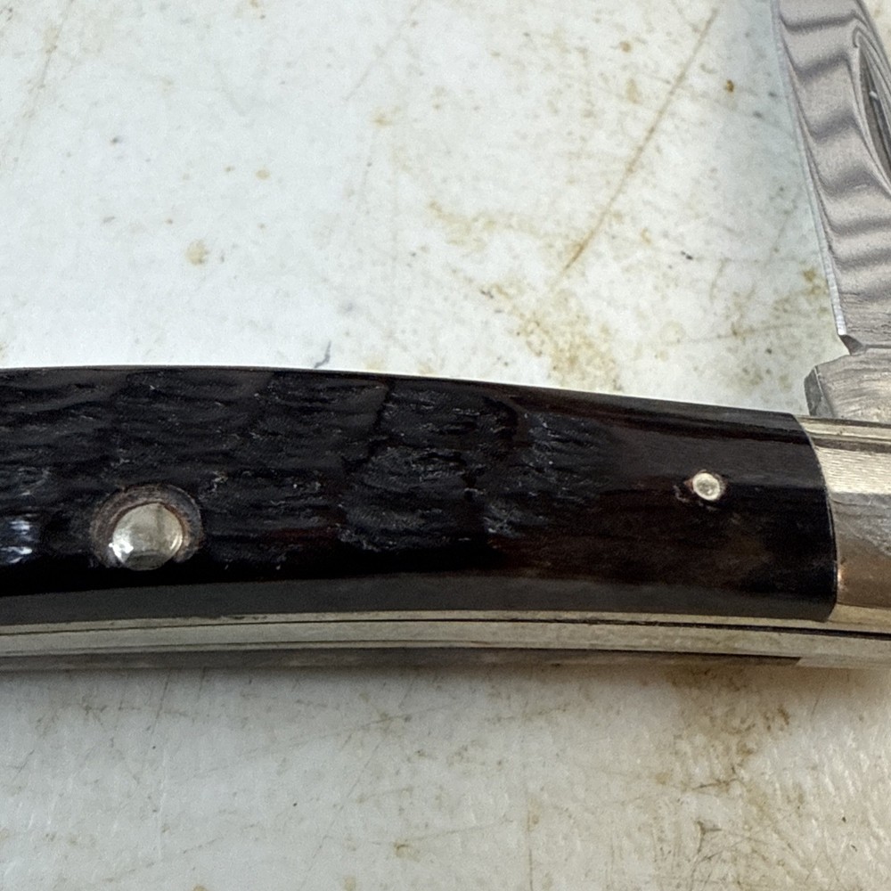 Case Xx 6269 3 DOT SMALL CONGRESS 2 BLADE KNIFE BONE NEVER SHARPENED