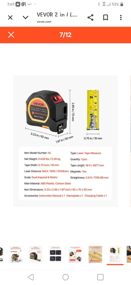 Laser Tape Measure