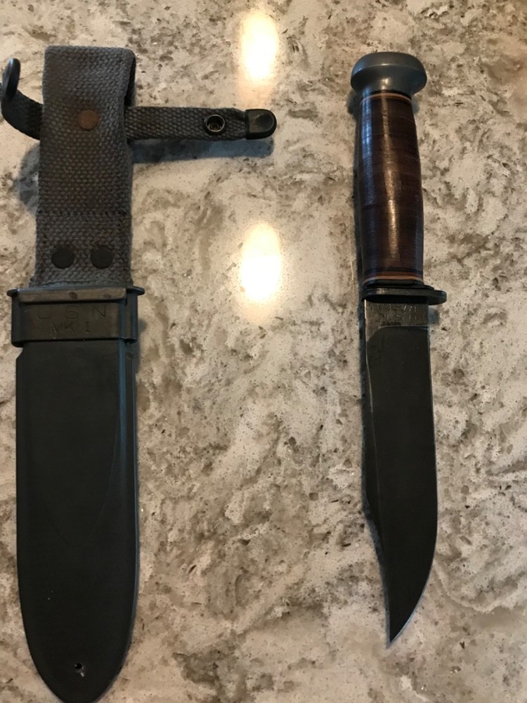 WWII US NAVY MK 1 KNIFE