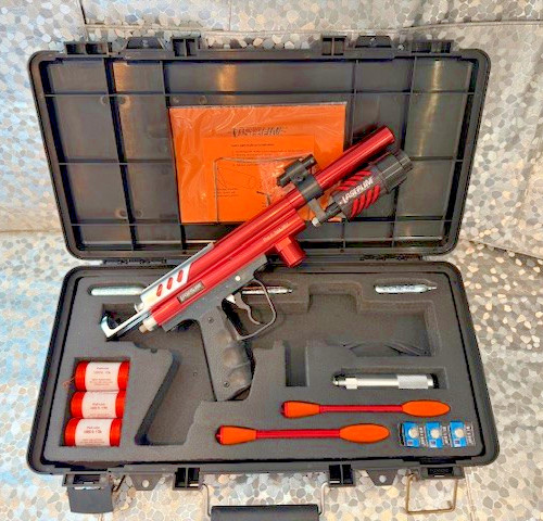 LaserLine Kit 21010-10 - LaserLine Pro Kit w/4 CO₂ Cylinders+3Pull Line Spools