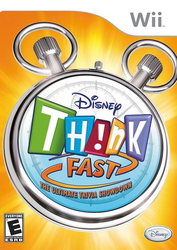 Disney Think Fast - Nintendo  Wii Game