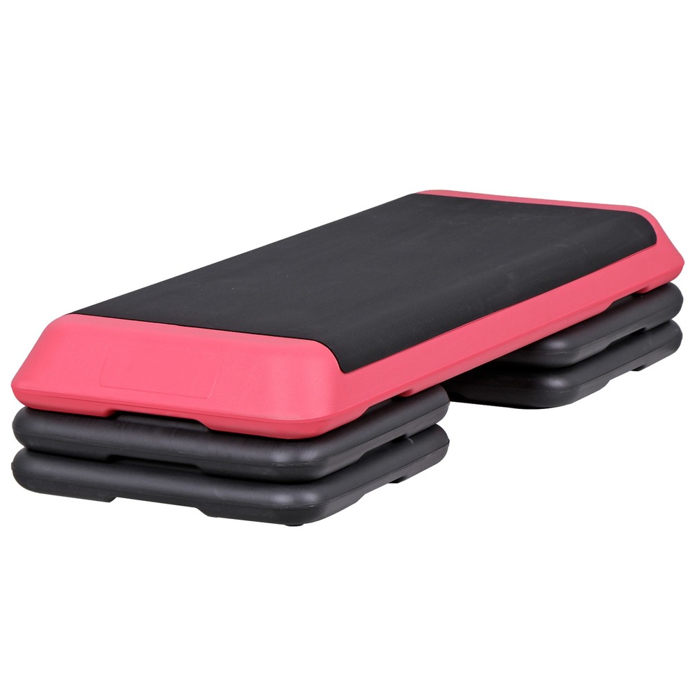 43" Pink Training 4"- 6"- 8" Exercise Aerobic Stepper Workout Step Storage
