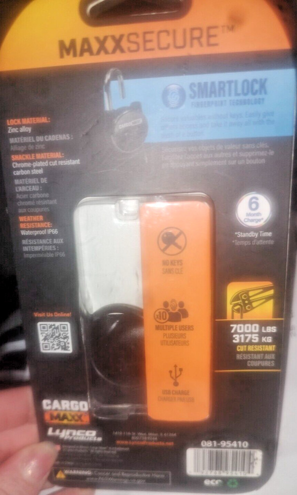 cargo maxx; maxx secure; smart lock