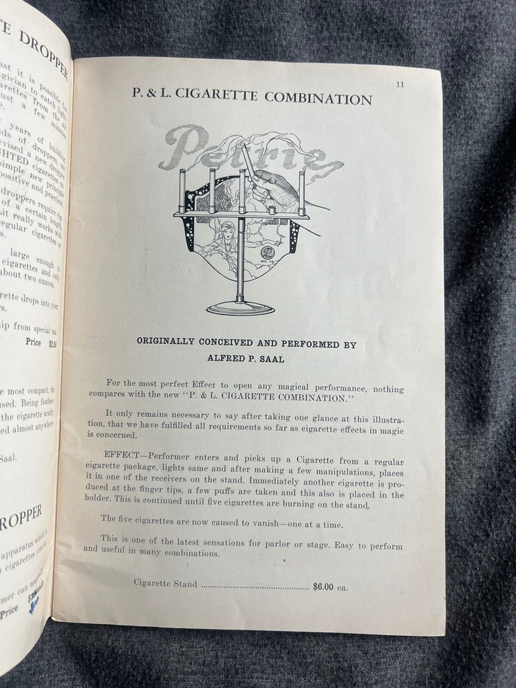 🔥￼Vintage P&L Catalog PETRIE & LEWIS-EXTREMELY RARE Collectable Magic!!!🔥🔥