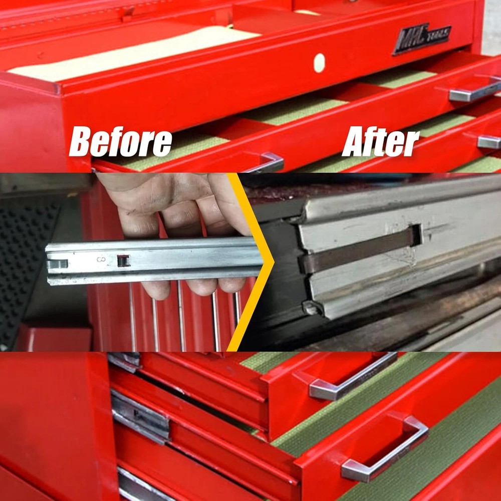 4 Pcs Early 2'' Double Loop Style Tool Box Drawer Slide Retaining Keeper Clips f